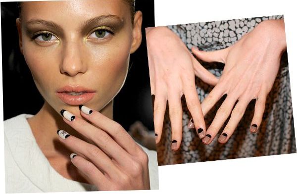 the moon manicure. nail-trends-moon-manicures