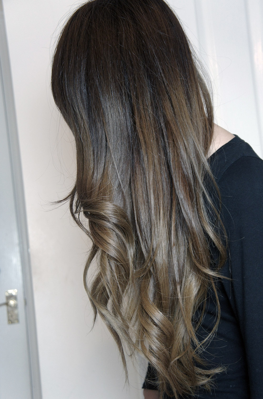 Ash Brown Hair With Platinum Highlights