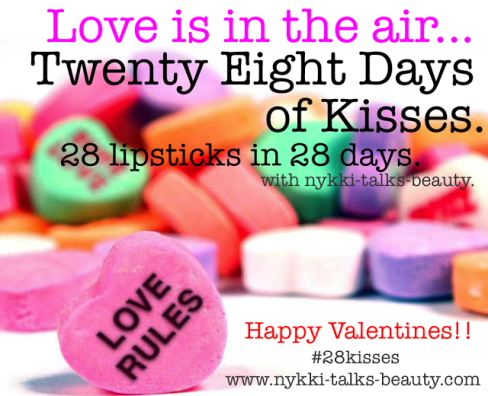 #28kisses Lipstick Tag